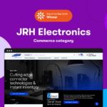 JRH Electronics, LLC website receives Kentico’s 2024 Site of the Year award in the Commerce category